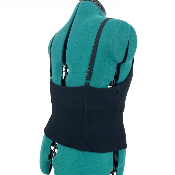 Cabi Bralette # 5332, Black Camisole Style Adjustable Strap Bra Top, Medium - Picture 8 of 16